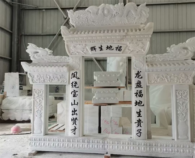 汉白玉墓碑